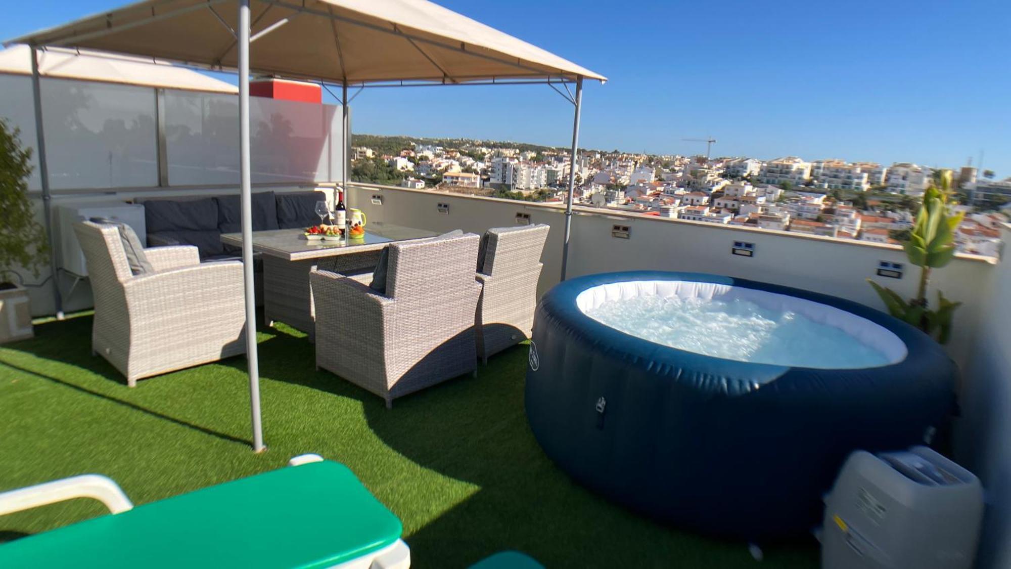 Apartment Beta - 2 Bedrooms, Private Rooftop Patio With Hot Tub, Bbq And View Ferragudo  Exterior foto